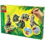 Dinosaurier gieen und bemalen
