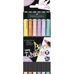 Buntstiftset - Faber-Castell - Redline Pinselstifte. Black Edition-Set - Pastell Buntstiftset - Faber-Castell - Redline Pinselstifte. Black Edition-Set - Pastell