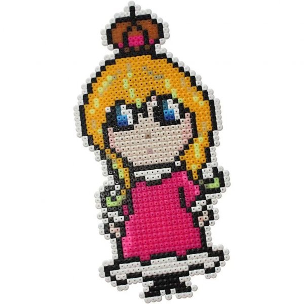 Perlenfliesen - Klar - Quadratisch, zusammensteckbar - 15x15 cm - 2 Stk