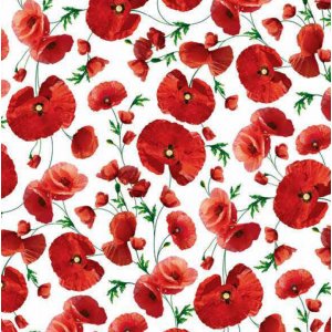 Wachstuch Eleganz rote Blumen Wachstuch Eleganz rote Blumen