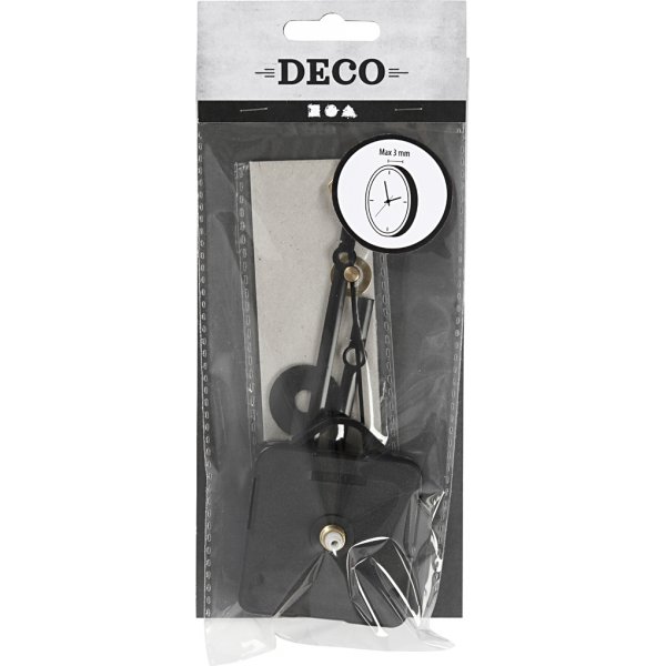 Uhrwerk - 3 mm - schwarz