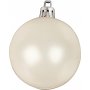 Christbaumkugeln - Wei - Perlmutt - 6 cm - 20 Stk