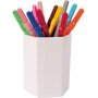 Stifthalter Sechseck 7x8x10 cm 12 Stk