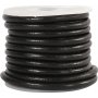 Lederband - Schwarz - 4 mm - 5 m