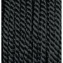Kordel Viskose 4 mm - 25 Meter - Schwarz