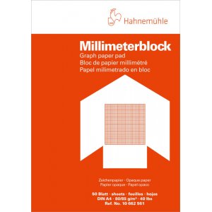Millimeterblock Hahnemühle 80/85g Millimeterblock Hahnemühle 80/85g