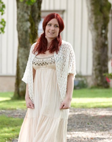 Hkelanleitung - Hkelschal (Dreiecksmuster und Spitze)