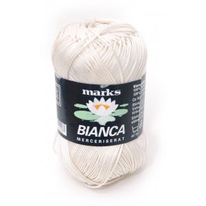 Bianca-Garn - 50g - Naturweiß (1100) Bianca-Garn - 50g - Naturweiß (1100)