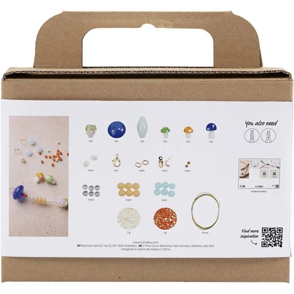 Mini DIY Kit Schmuck, bunt, starke Halskette