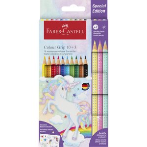 Farbstiftset - Faber-Castell - Redline CP Color Grip - Unicorn 10+3 Farbstiftset - Faber-Castell - Redline CP Color Grip - Unicorn 10+3