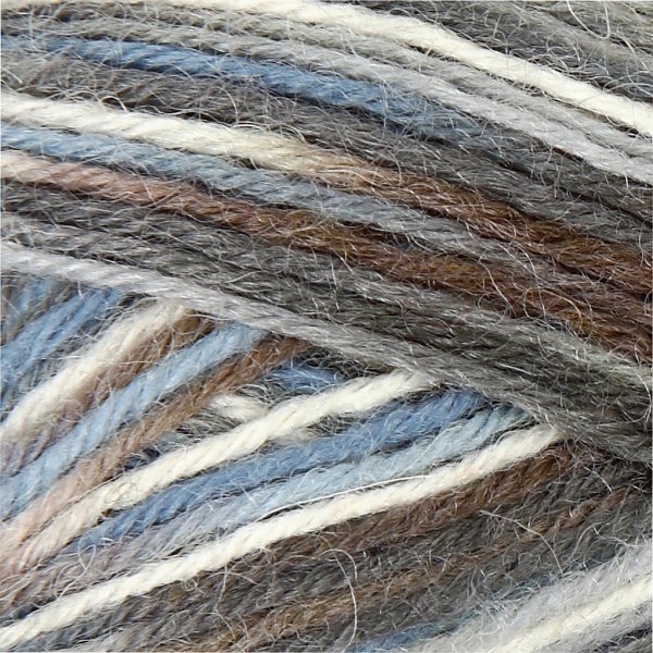 Sockenwolle - Blau/Grau-Harmonie - 50 g