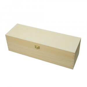 Holzkiste 35,5 x 11,5 x 10,5 cm - unbehandeltes Kiefernholz Holzkiste 35,5 x 11,5 x 10,5 cm - unbehandeltes Kiefernholz