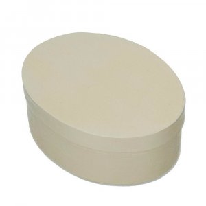 Sperrholzkiste ø 150 x 110 mm H 50 mm - unbehandelt oval Sperrholzkiste ø 150 x 110 mm H 50 mm - unbehandelt oval