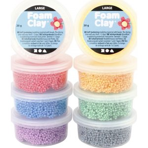 Foam Clay Große gemischte Farben - 8 x 20 g Foam Clay Große gemischte Farben - 8 x 20 g