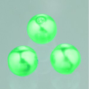 Glasperlen Wachs Glanz 6 mm - Smaragdgrün 40 Stk. Glasperlen Wachs Glanz 6 mm - Smaragdgrün 40 Stk.