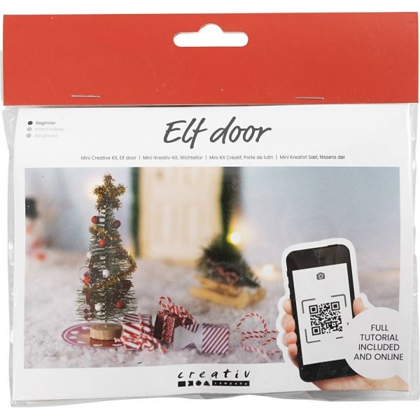 Mini-DIY-Kit Weihnachtsmanntr - Weihnachtsbaum