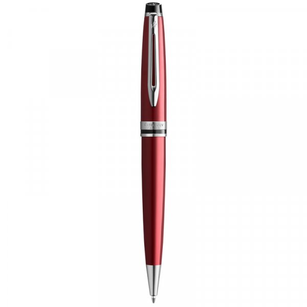 Kugelschreiber Waterman Expert Dark Red - Chrome Trim - Medium