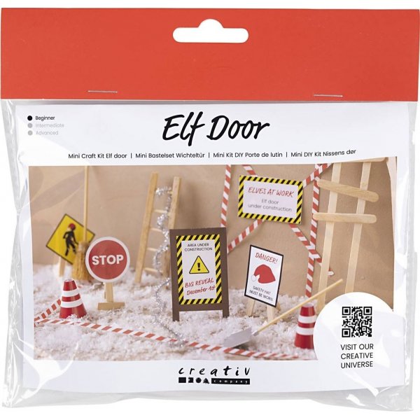 Mini-DIY-Kit Santa's Door - Bauarbeiten im Gange