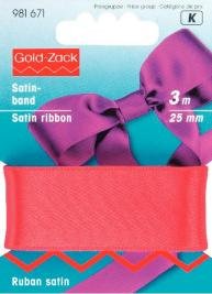 Satinband 6-25 mm - mehrere Farben Satinband 6-25 mm - mehrere Farben