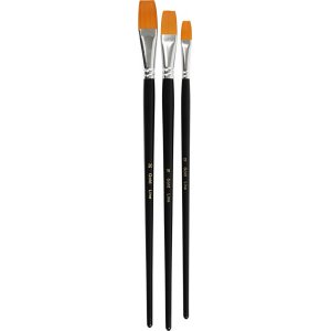 Gold Line Pinsel - Nr. 12+16+20 - Teller - 3 Stk Gold Line Pinsel - Nr. 12+16+20 - Teller - 3 Stk