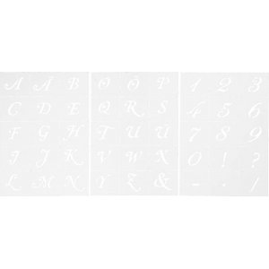 Vorlagen - Buchstaben und Zahlen - A5 - 3 Blatt Vorlagen - Buchstaben und Zahlen - A5 - 3 Blatt