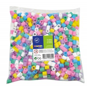 XL-Perlen 1000 Stück Pastell XL-Perlen 1000 Stück Pastell