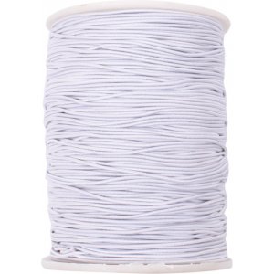 Elastische Kordel, weiß, Ø 1 mm, 200 m Elastische Kordel, weiß, Ø 1 mm, 200 m