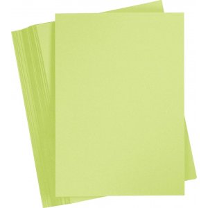 Farbiger Karton - hellgrün - A4 - 180 g - 100 Blatt Farbiger Karton - hellgrün - A4 - 180 g - 100 Blatt