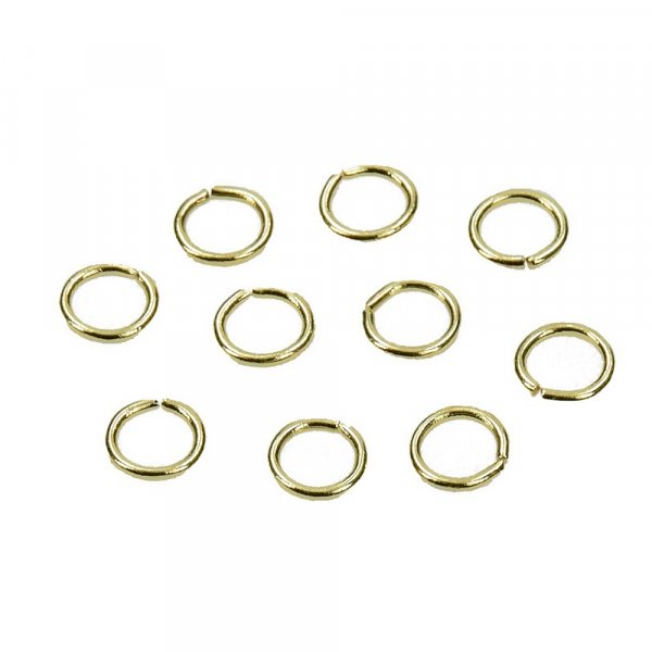 Schlaufe  4,8 mm - Gold 10er-Pack rund