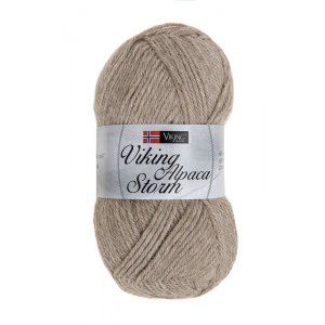 Wikingergarn Alpaca Storm 50g - Beige (507) Wikingergarn Alpaca Storm 50g - Beige (507)