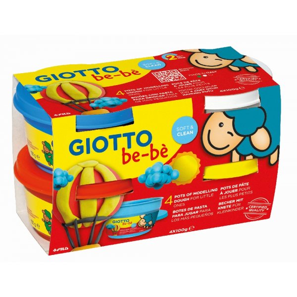 Modell Giotto be-b 4er-Pack - Blau/Wei/Rot/Gelb