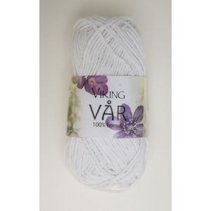 Wikingergarn Frühling 50g - Weiß (400) Wikingergarn Frühling 50g - Weiß (400)