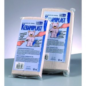 Keramischer Kunststoff - weiß, lufttrocknend Keramischer Kunststoff - weiß, lufttrocknend