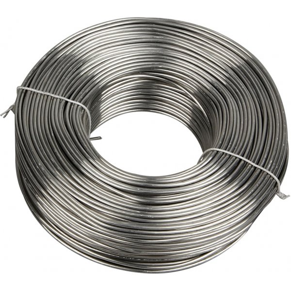 Aluminiumdraht - 2 mm - Silber - 100 m