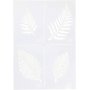 Schablone - Blatt - A4