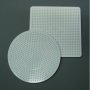 Nabbi Perlenteller 15 cm - wei 2 Stk. rund/eckig mischen