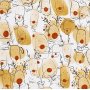 Geschenkpapier - Beige - Rot - Rentier - 100 m