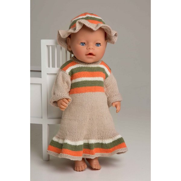 Strickmuster - Kleid, Windelhose und Mtze
