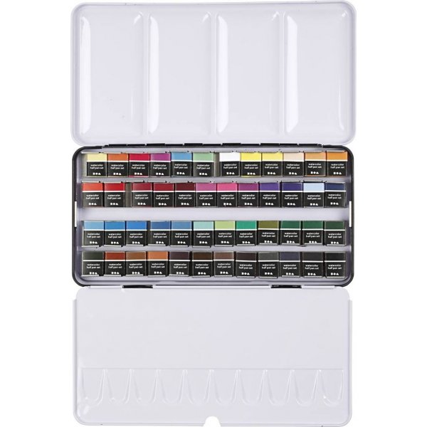 Art Aqua Aquarellfarben - Standardfarben - 48 Stk