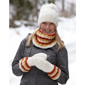 Strickmuster - Faux-Polo, Mütze und Fäustlinge Strickmuster - Faux-Polo, Mütze und Fäustlinge