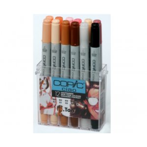 Copic Ciao Set - 12 Stifte - Hautfarben Copic Ciao Set - 12 Stifte - Hautfarben
