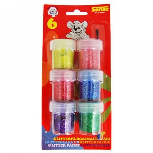 Glitzer-Farbsinn - 6 Farben Glitzer-Farbsinn - 6 Farben