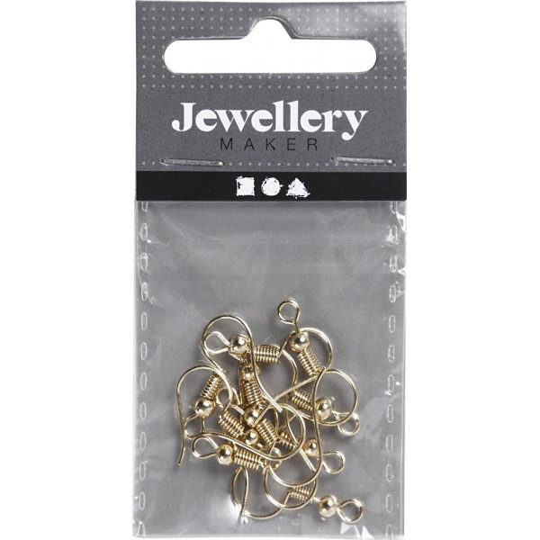 Französische Ohrhaken - vergoldet - 10 Stk Französische Ohrhaken - vergoldet - 10 Stk