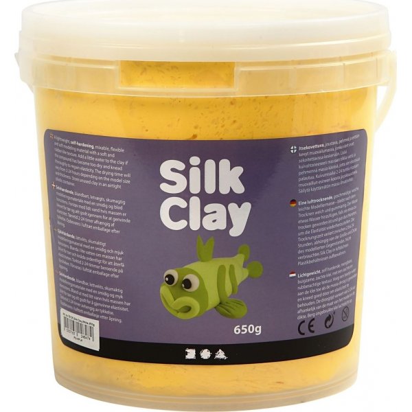 Silk Clay - gelb - 650 g