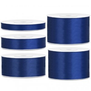 Satinband - 25 m - Marineblau Satinband - 25 m - Marineblau