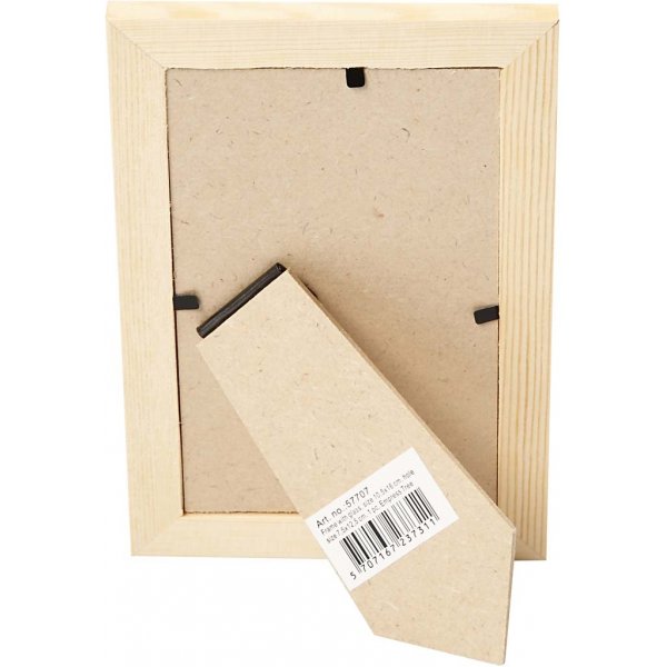 Holzrahmen mit Glas - 10,5 x 15,6 cm