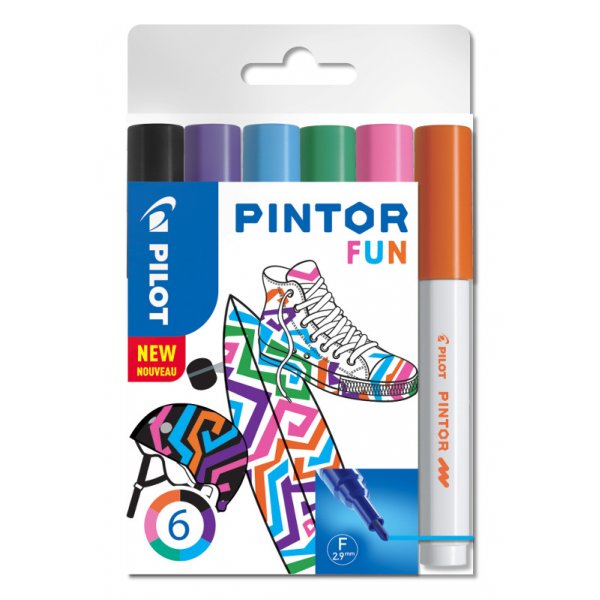 Faserstiftset Pilot Pintor (Fun Mix) - Fein