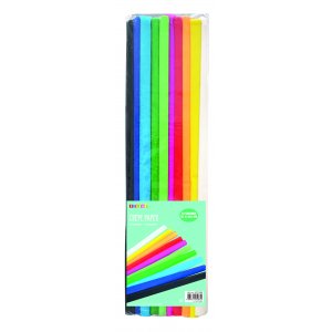 Krepppapier-Set verschiedene Farben 50 x 200 cm - 10-tlg