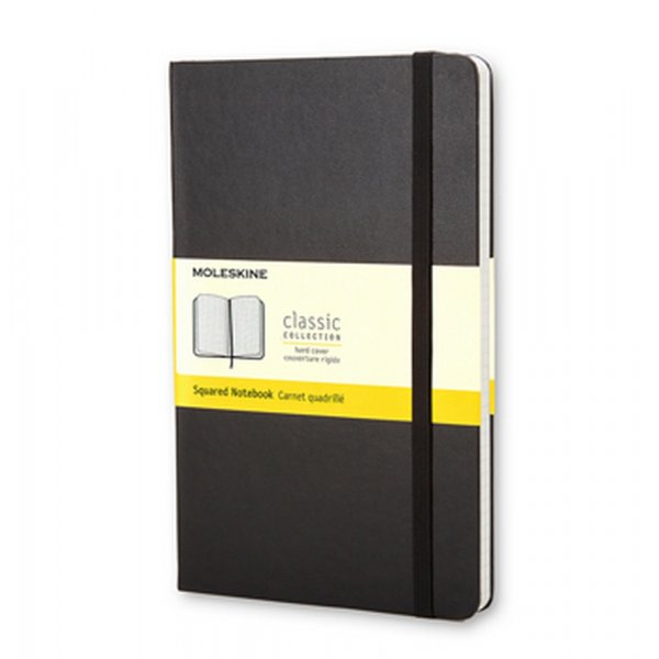 Notizbuch Classic Pocket Checkered - Schwarz