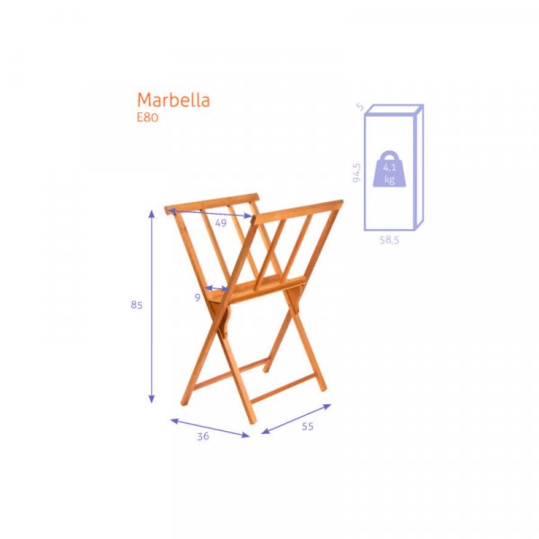 Grafische Wiege - Nr. 80 - Marbella (mittel)
